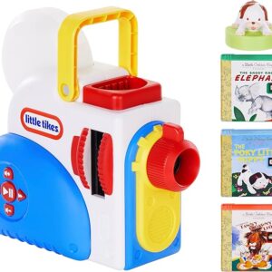 Little Tikes Story Dream Machine Starter Set, Storytime, Books, Little Golden Book, Audio Play, The Poky Little Puppy Character, Nightlight, Toy Gift for Toddlers and Kids Girls Boys Ages 3+