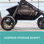 Evenflo Pivot Modular Travel System with LiteMax Infant Car Seat with Anti-Rebound Bar (Desert Tan)