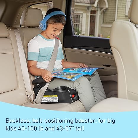 Graco® TurboBooster® LX Backless Booster with Affix Latch | Backless Booster Seat for Big Kids Transitioning to Vehicle Seat Belt (Rio)