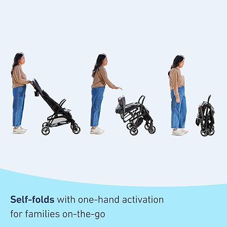 Graco Ready2Jet Compact Stroller – Compact Travel Stroller with Automatic Fold