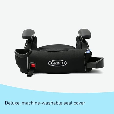 Graco® TurboBooster® LX Backless Booster with Affix Latch | Backless Booster Seat for Big Kids Transitioning to Vehicle Seat Belt (Rio)