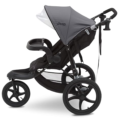 Jeep Classic Jogging Stroller by Delta Children, Grey